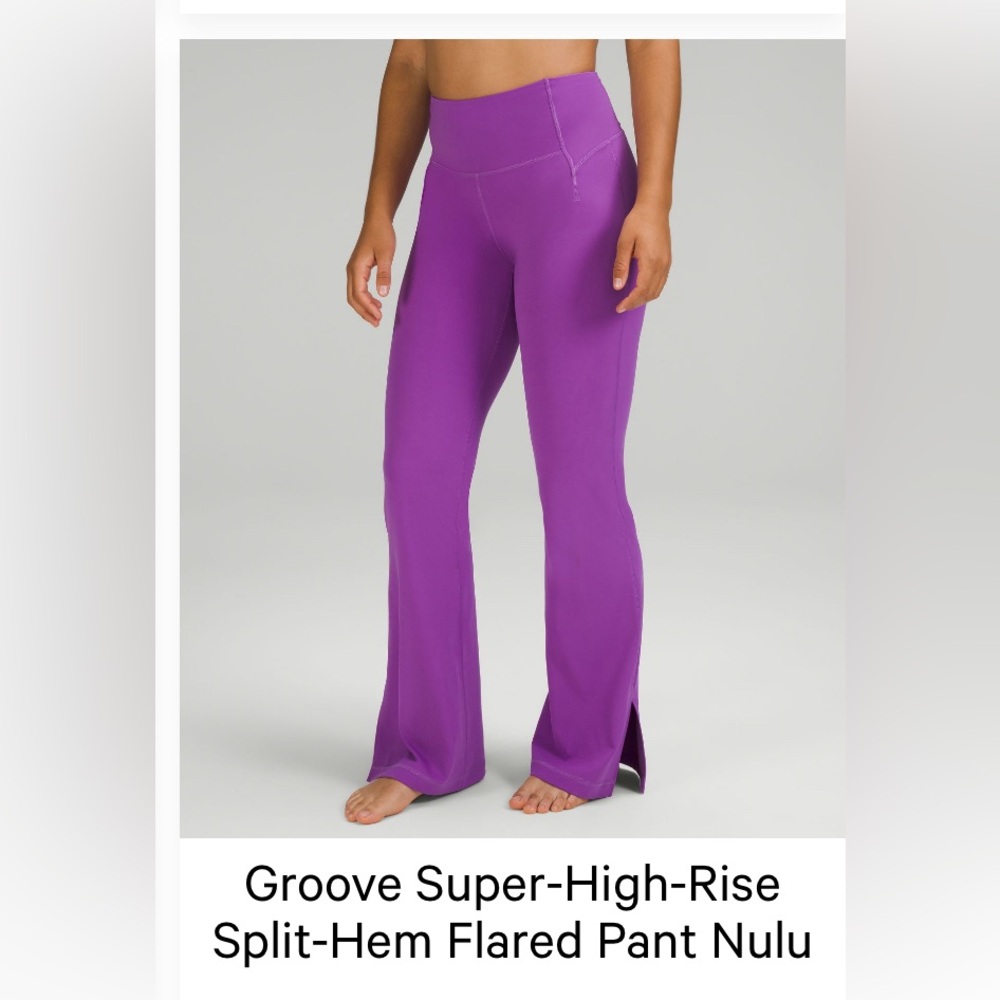 Super high rise flared pant